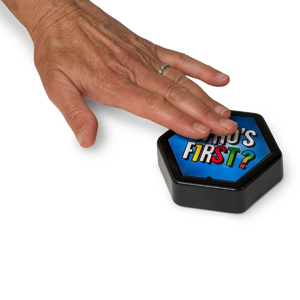 Who's First?  V8 Wireless Game Buzzer System Pad wthi Hand