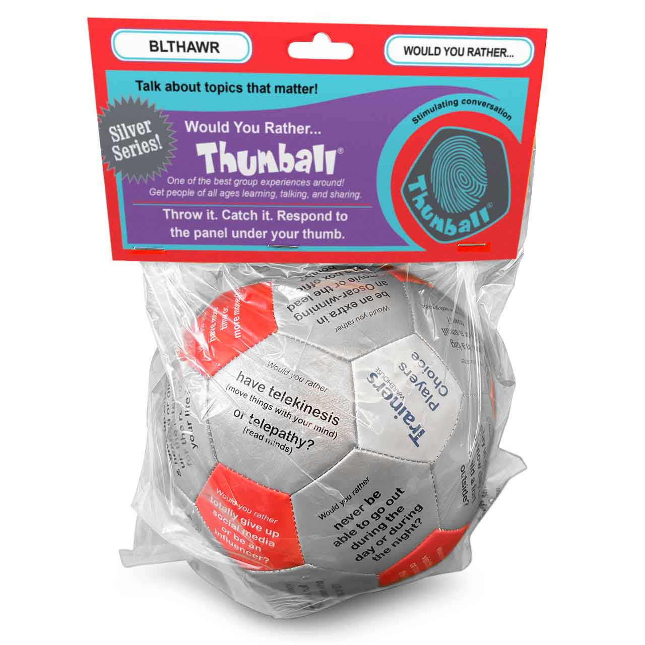 Would You Rather Thumball , in packaging