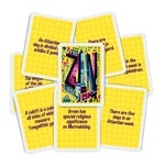 Zin Obelisk Team Building Game; clue cards