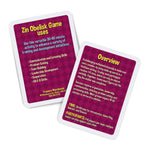 Zin Obelisk Team Building Game; instruction cards