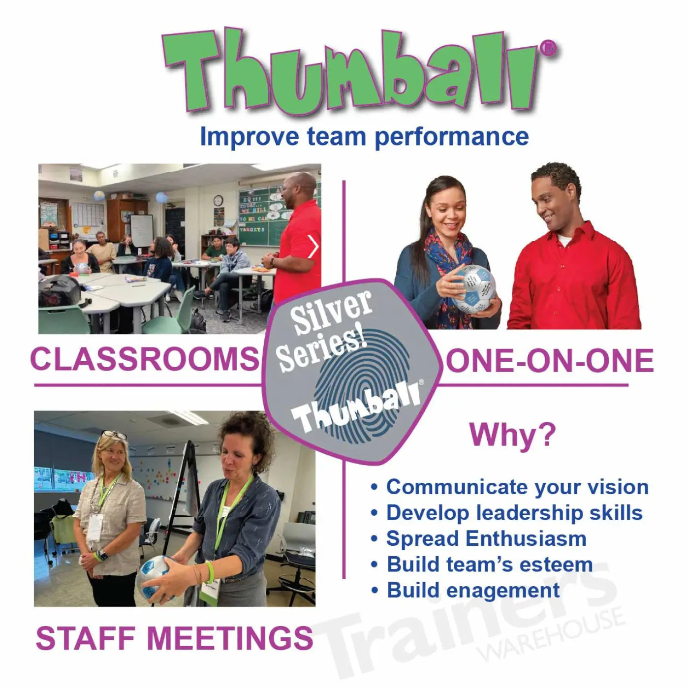 Be a Leader Thumball Where to Use