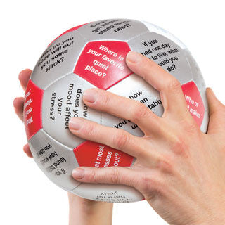 Stress Management Thumball in hands