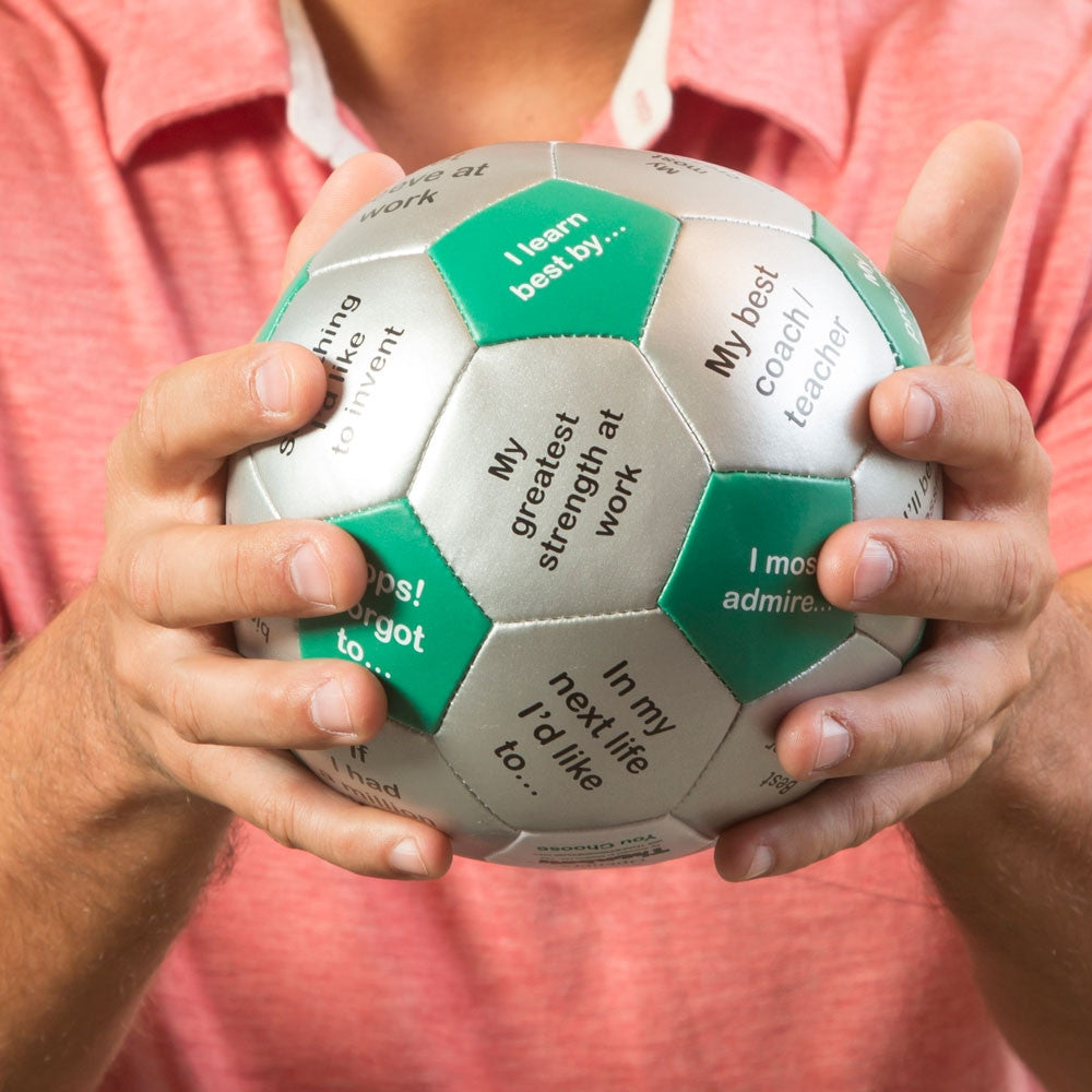 Man holding Session Openers Thumball