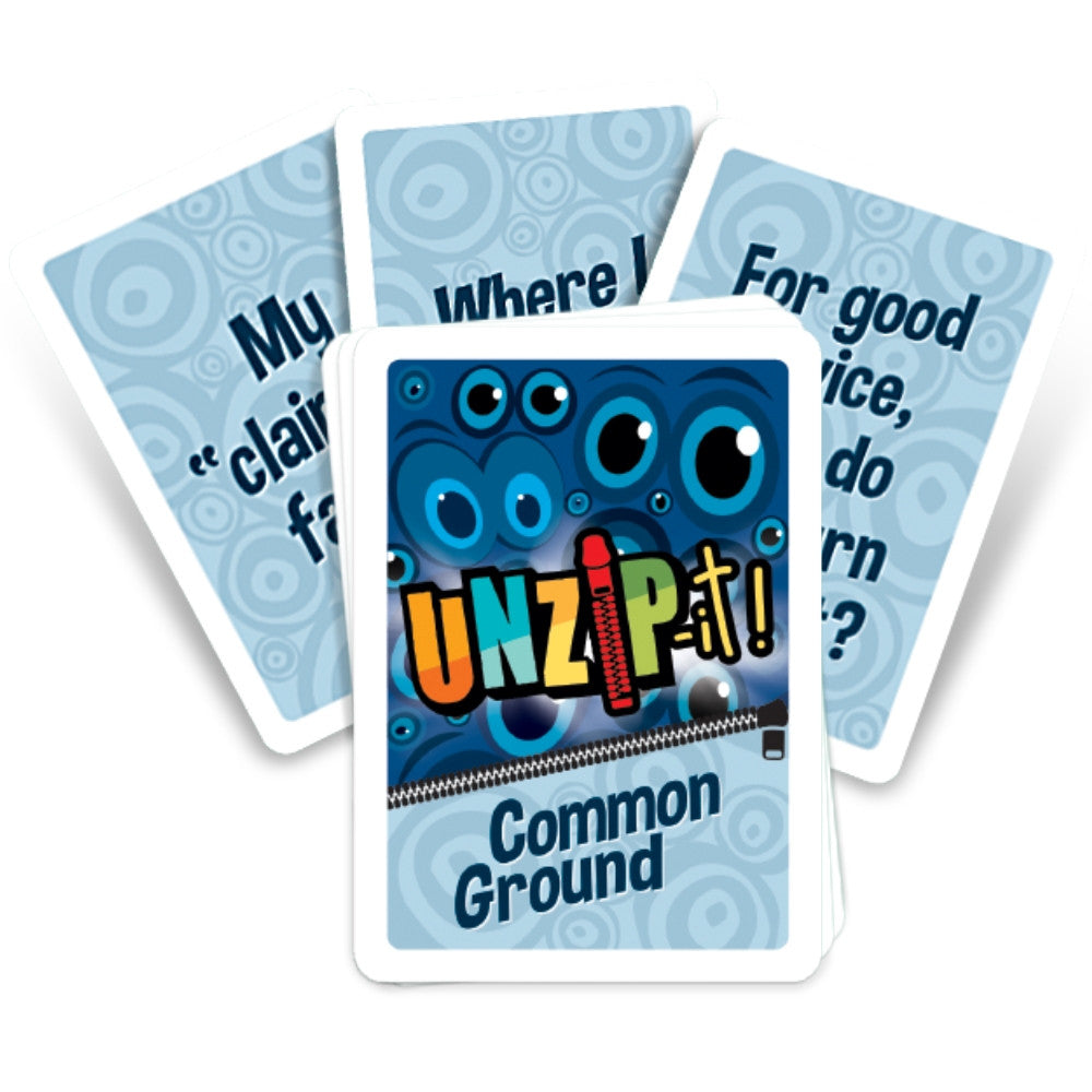 UNZIP-it! with Common Ground Conversation Card Deck