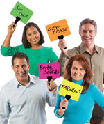 People using Briteboards Dry-erase Fluorescent Response Boards