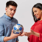 Man and woman using Building TrustThumball