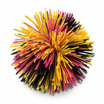 Koosh Ball; yellow-pink-black