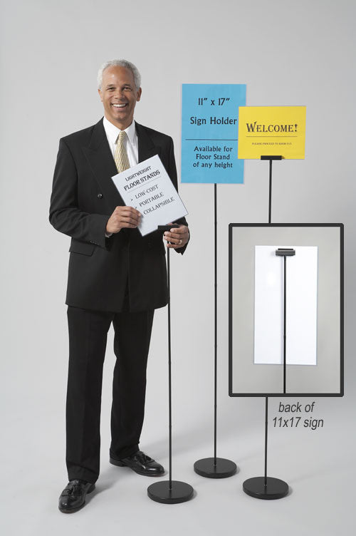 Man with 6 ft. Floor Stand