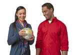 Woman and man using Onward and Upward Thumball