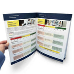 Participant workbook opened up.