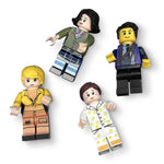 4 assorted LEGO people