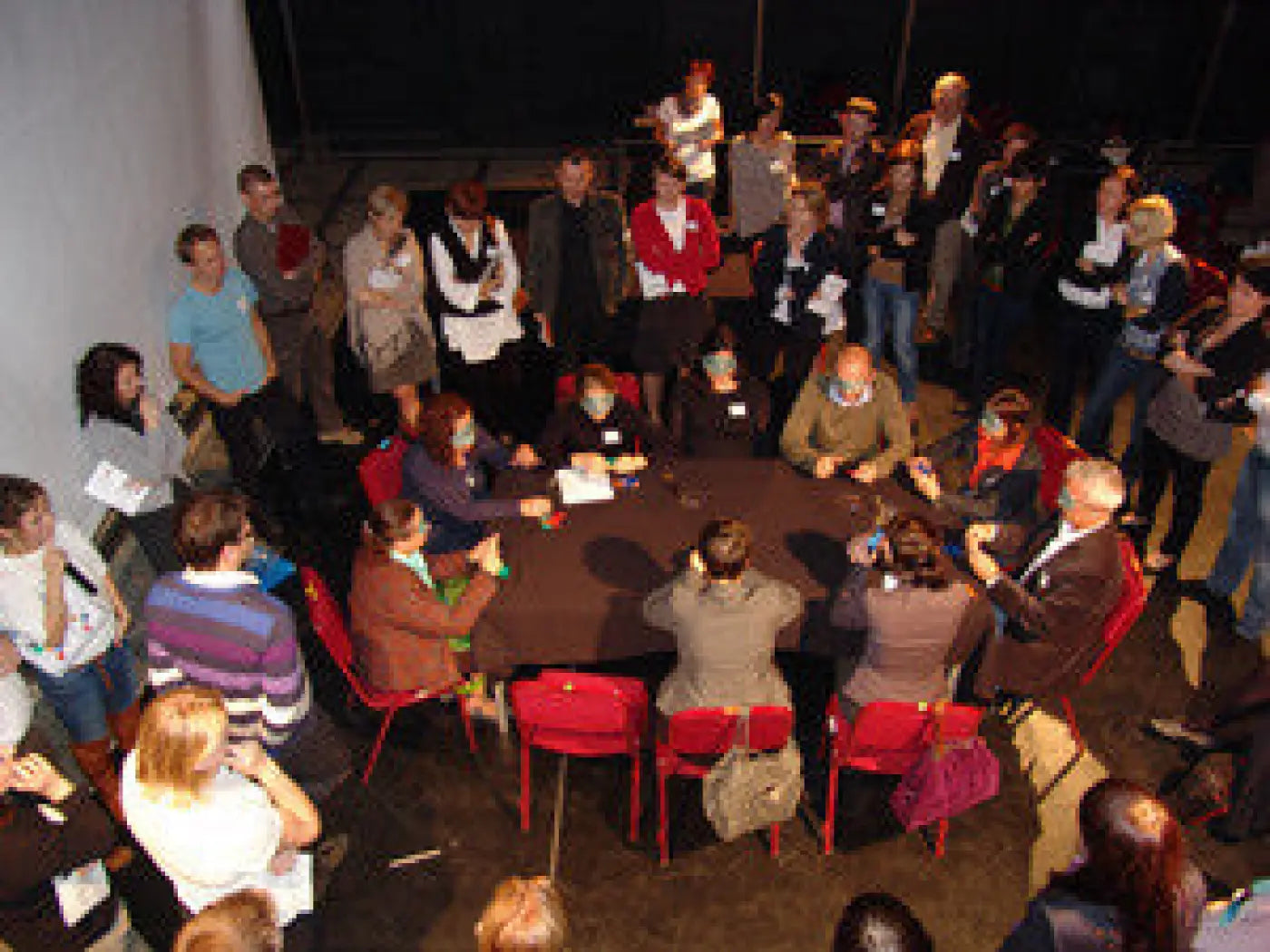 Colourblind Communication & Team-building Kit; in use