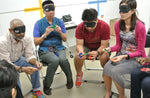 Colourblind Communication & Team-building Kit; in use