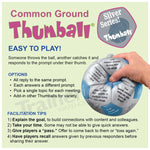 Common Ground Thumball from Trainers Wareheouse Facilitation Tips
