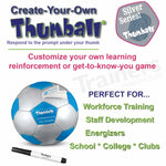 The Create-Your-Own Thumball from Trainers Warehouse lets you customize your own learning reinforcement