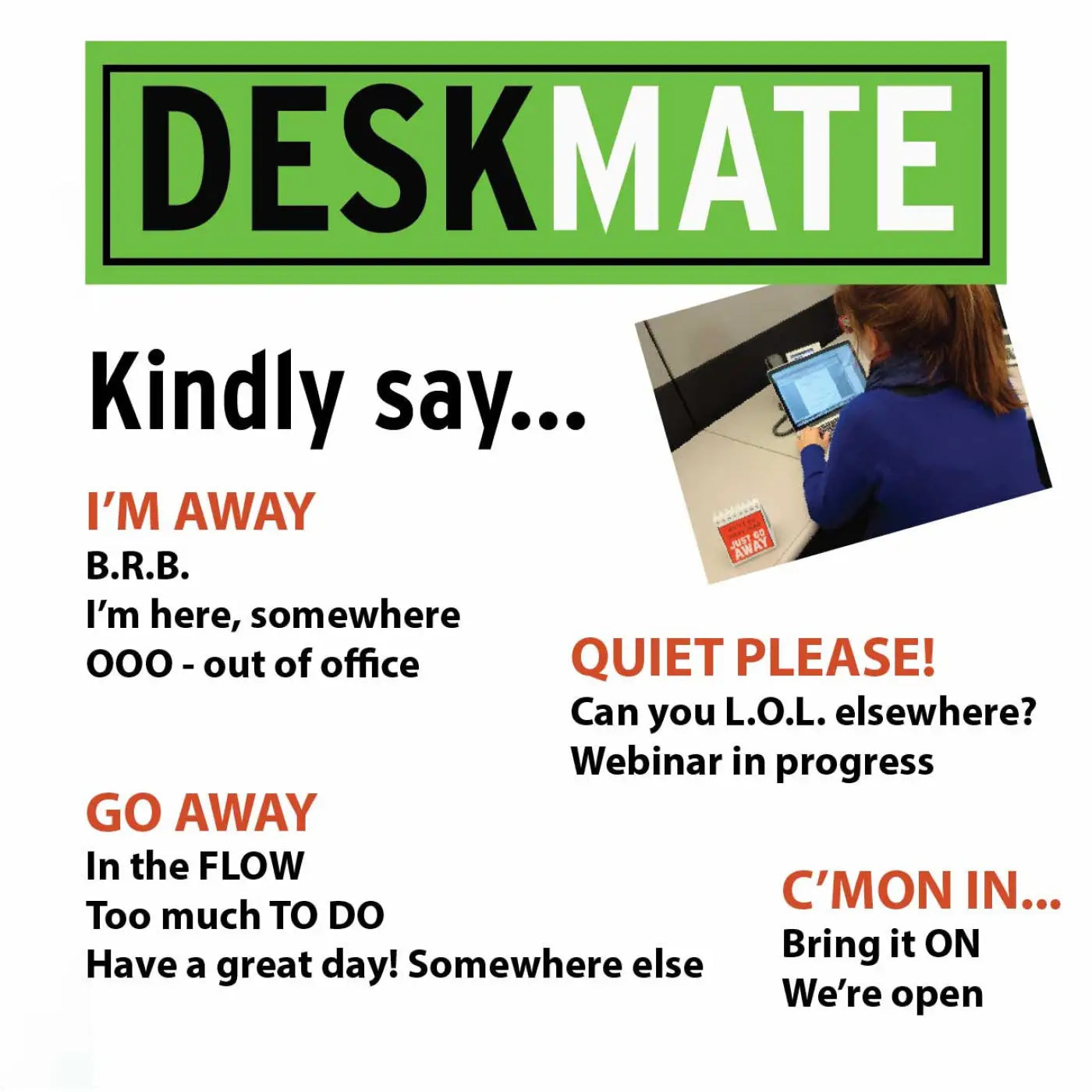 DeskMate Original - Meeting General - Trainers Warehouse