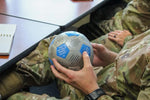 Service member using Emotional Intelligence Thumball in Training