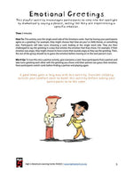 Emotions Card Deck Greetings Activity