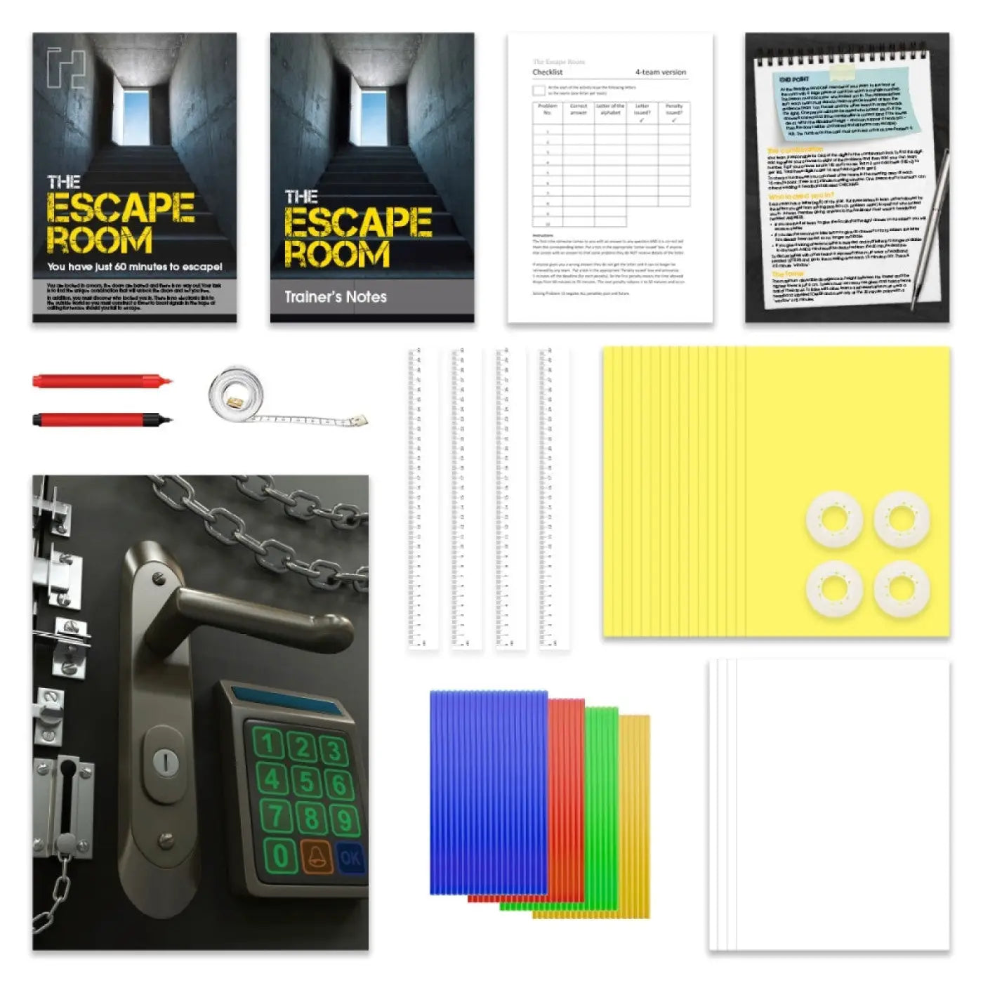 The Escape Room; game parts