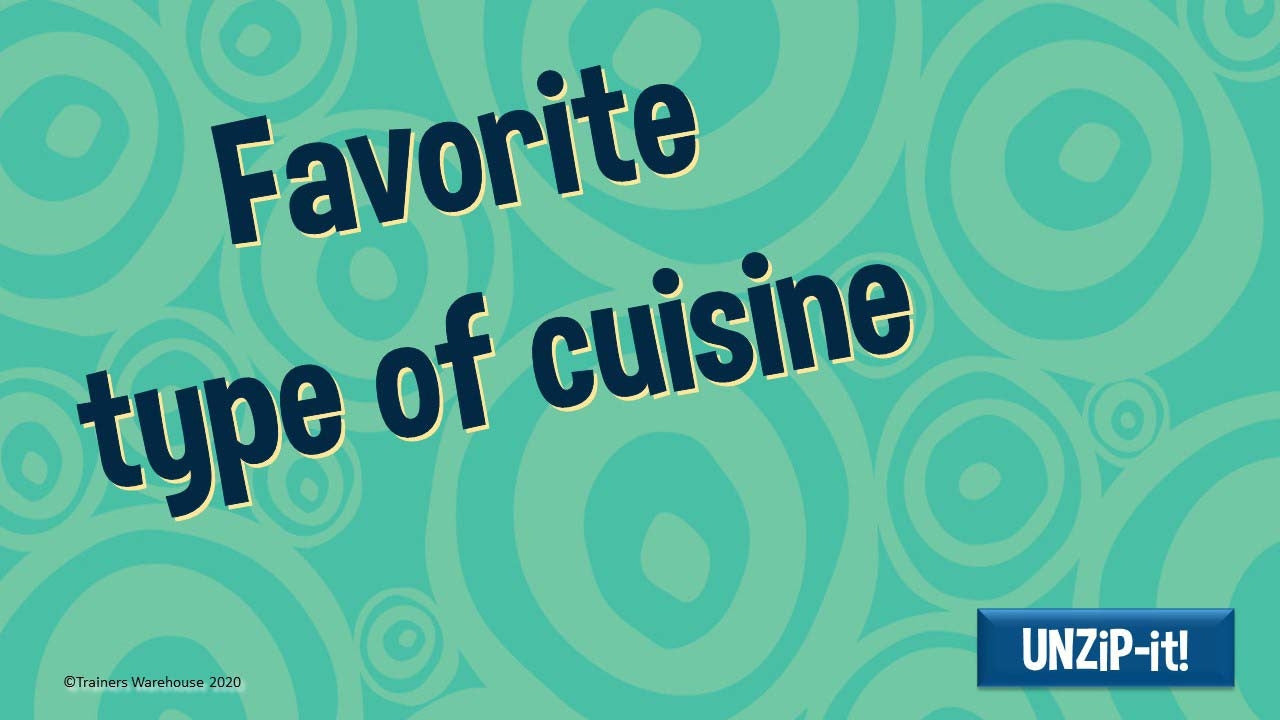 UNZiP-it! Remote w/ Favorites Prompts - sample