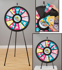 12- to 24-Slot Adaptable Prize Wheel Floor & Tabletop model