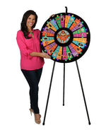 LIGHT-UP Prize Wheel with 12- to 24-Slots; in use