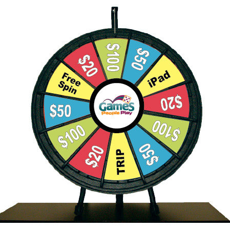 26" Tabletop Prize Wheel (12 pockets)