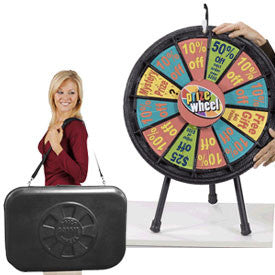 Mini Prize Wheel; with case