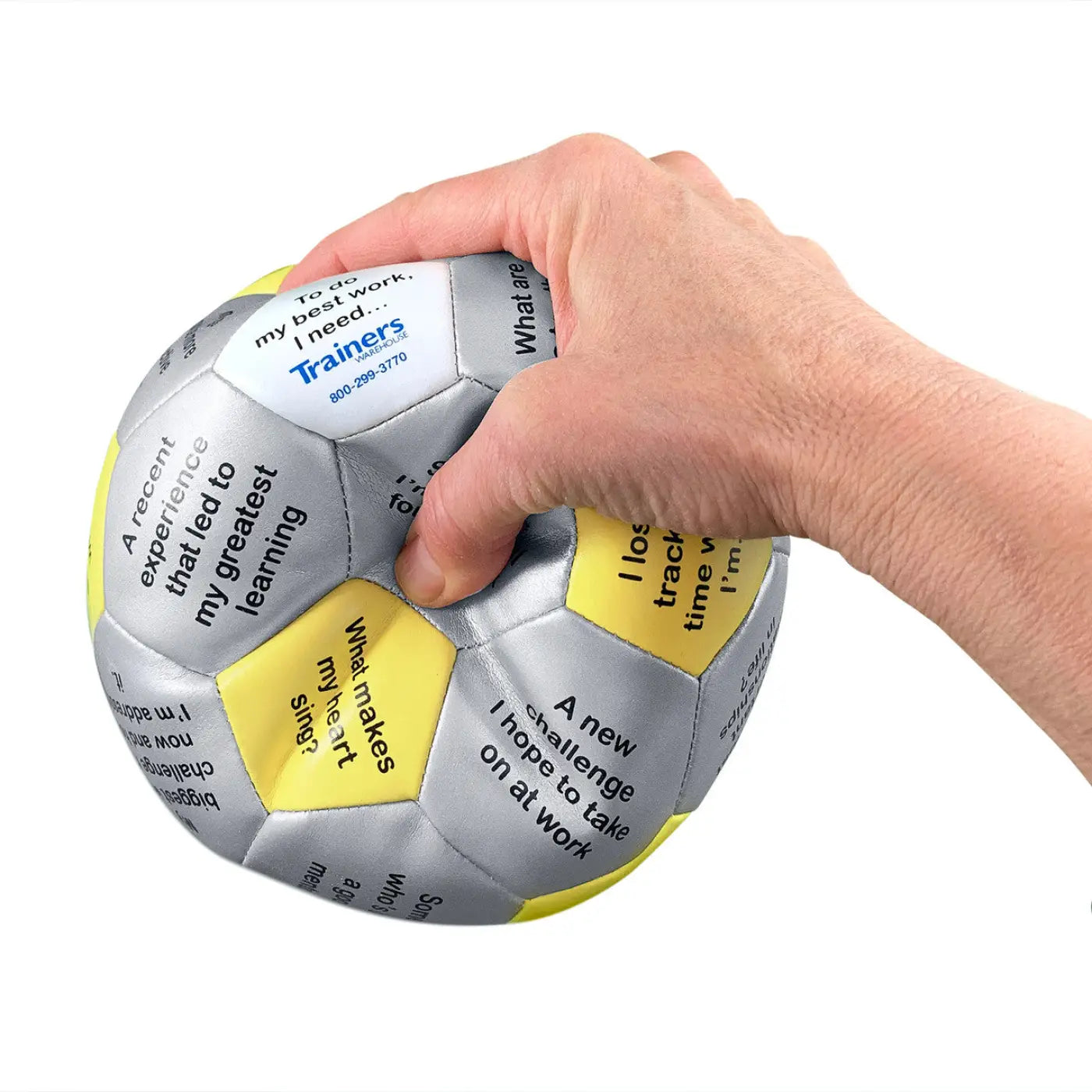 Get Happy at Work Thumball - hand squeezing ball