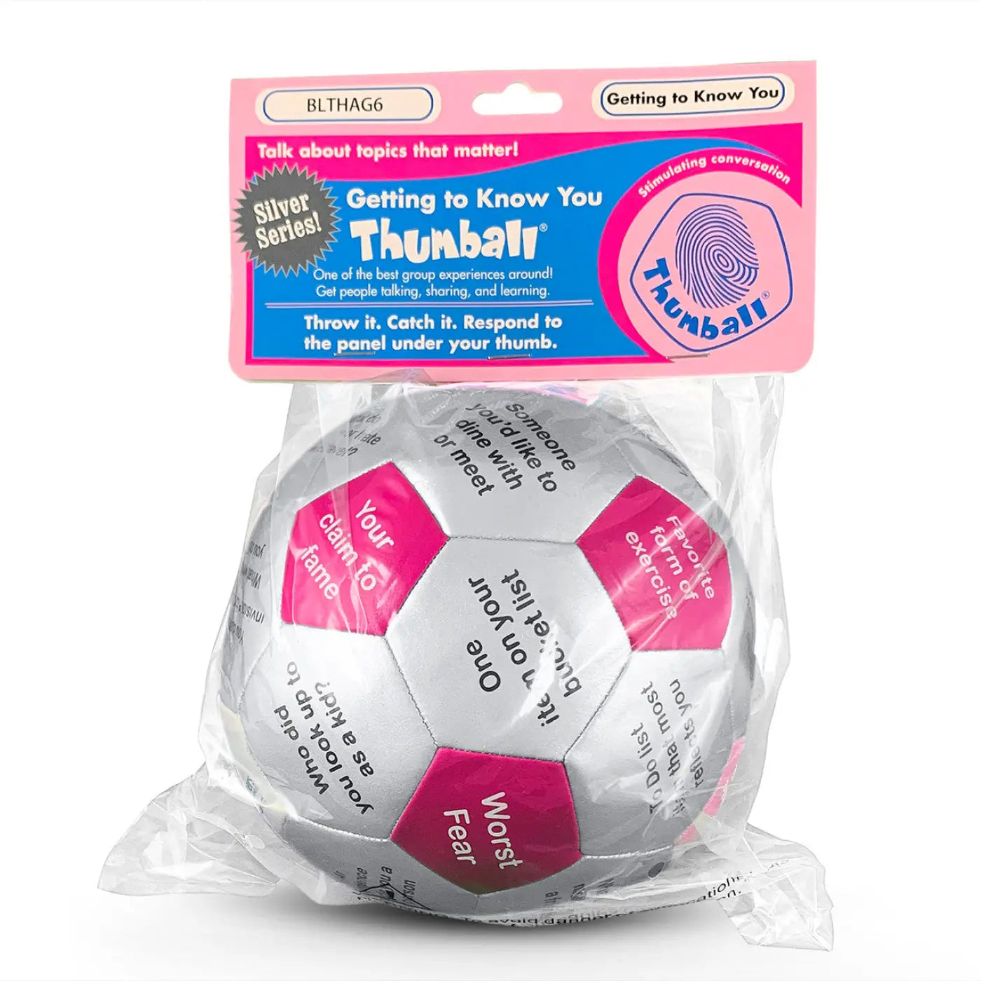 Getting to Know You Thumball, in packaging