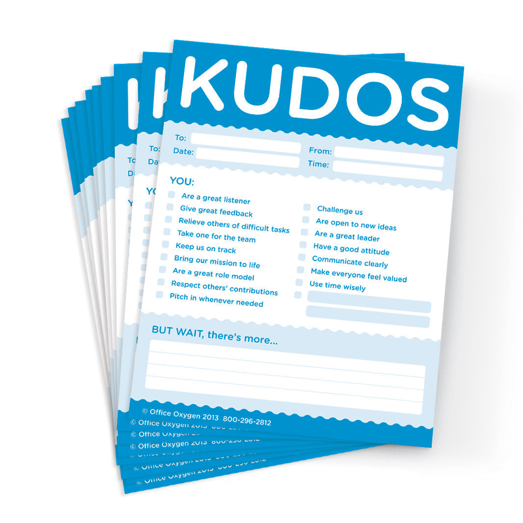 Kudos for Colleagues Note Pad Set; 10 pads