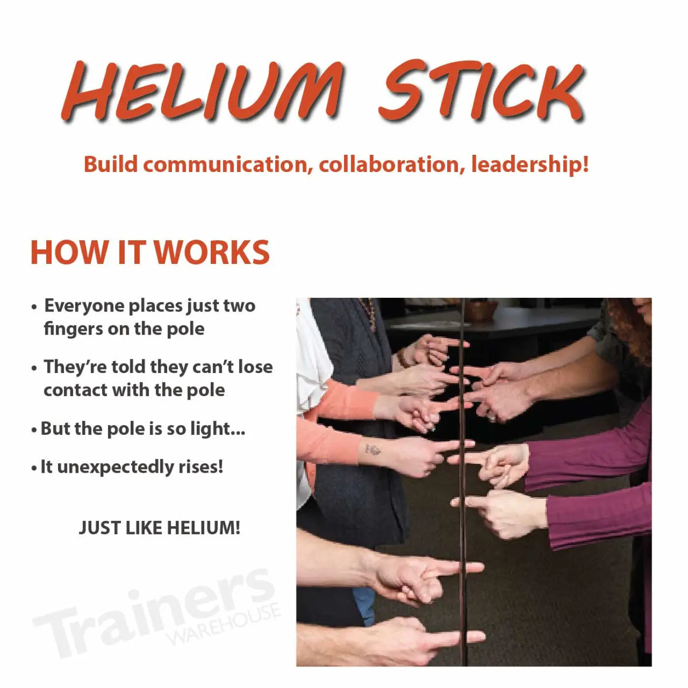 Helium Stick - TeamBuilding - Trainers Warehouse