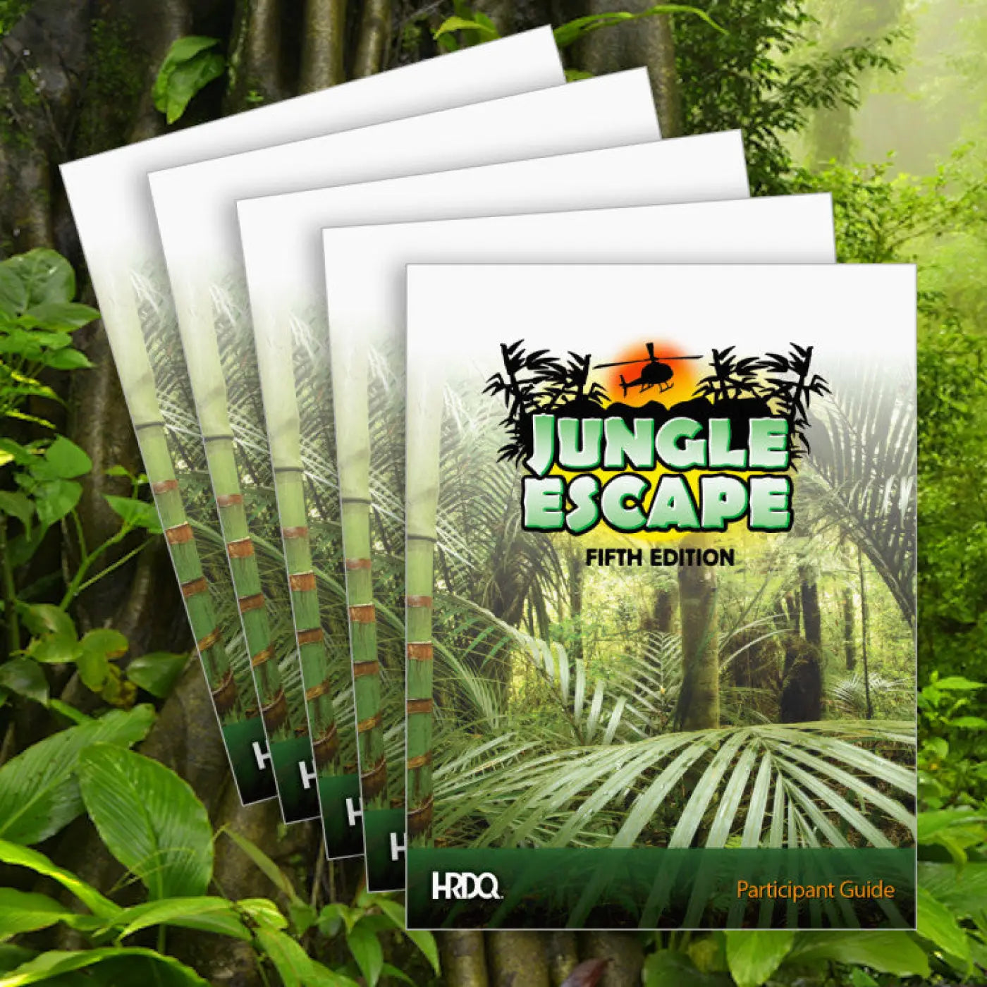 Jungle Escape 5th Edition - Extra Helicopter set and 6 Participant Guides