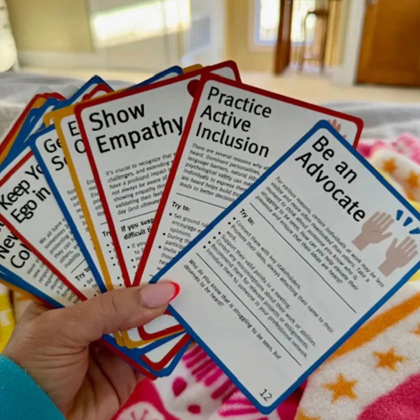 Kind Cards in hand