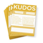 Kudos for Teams- set of 10 Note Pads (Gold)-thumbnail