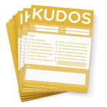 Kudos for Teams- set of 10 Note Pads (Gold)