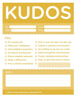 Kudos for Teams- set of 10 Note Pads (Gold)