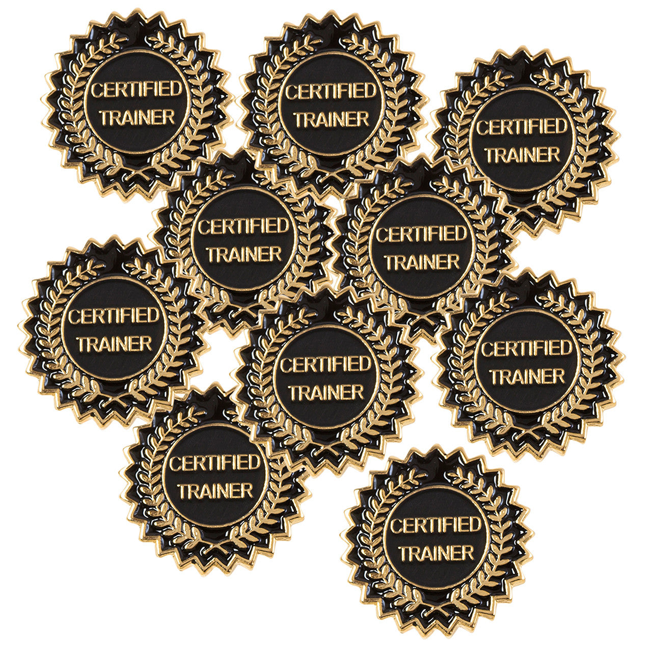 Certified Trainer Lapel Pins Laurel collection of 10