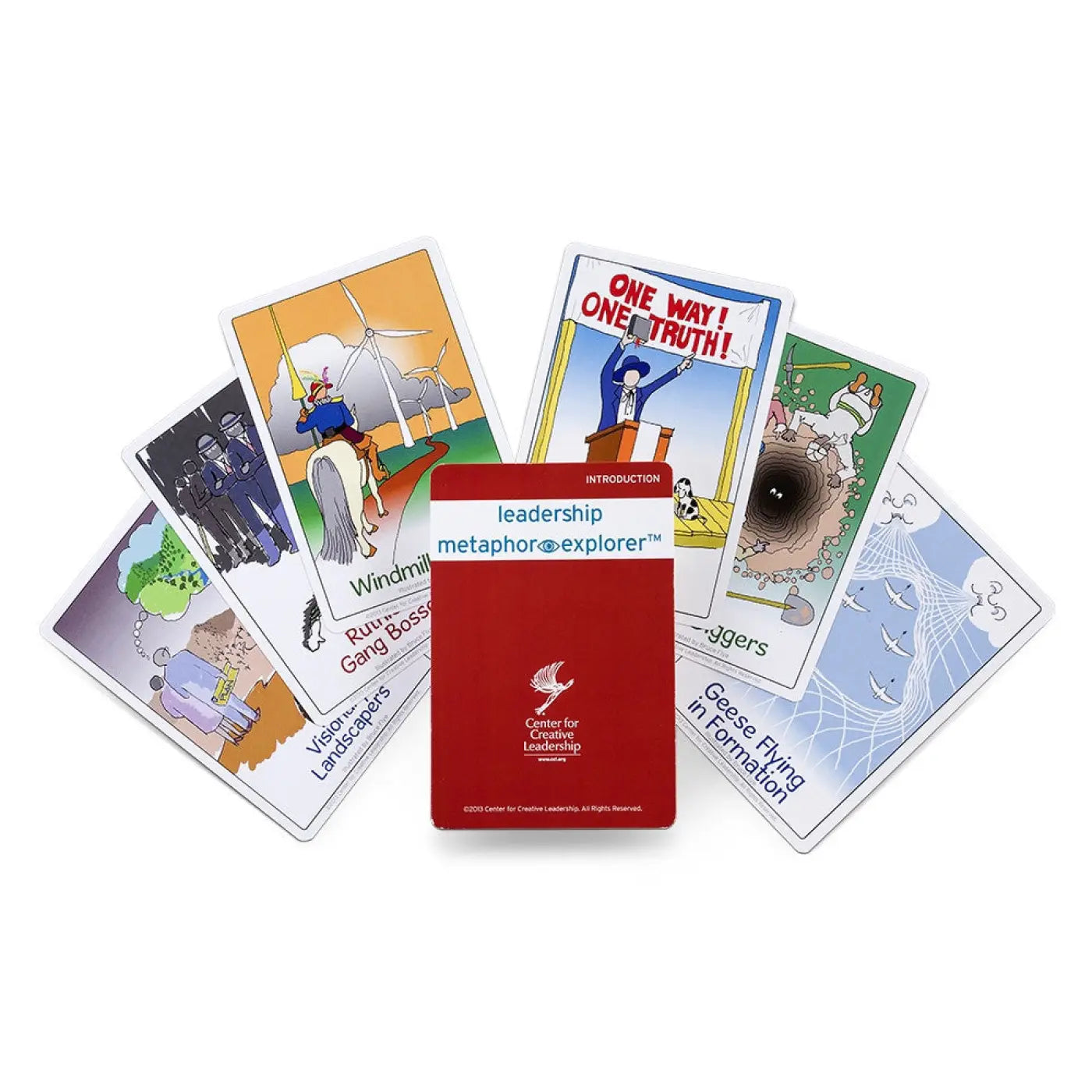 Leadership Metaphor Explorer Kit; card deck