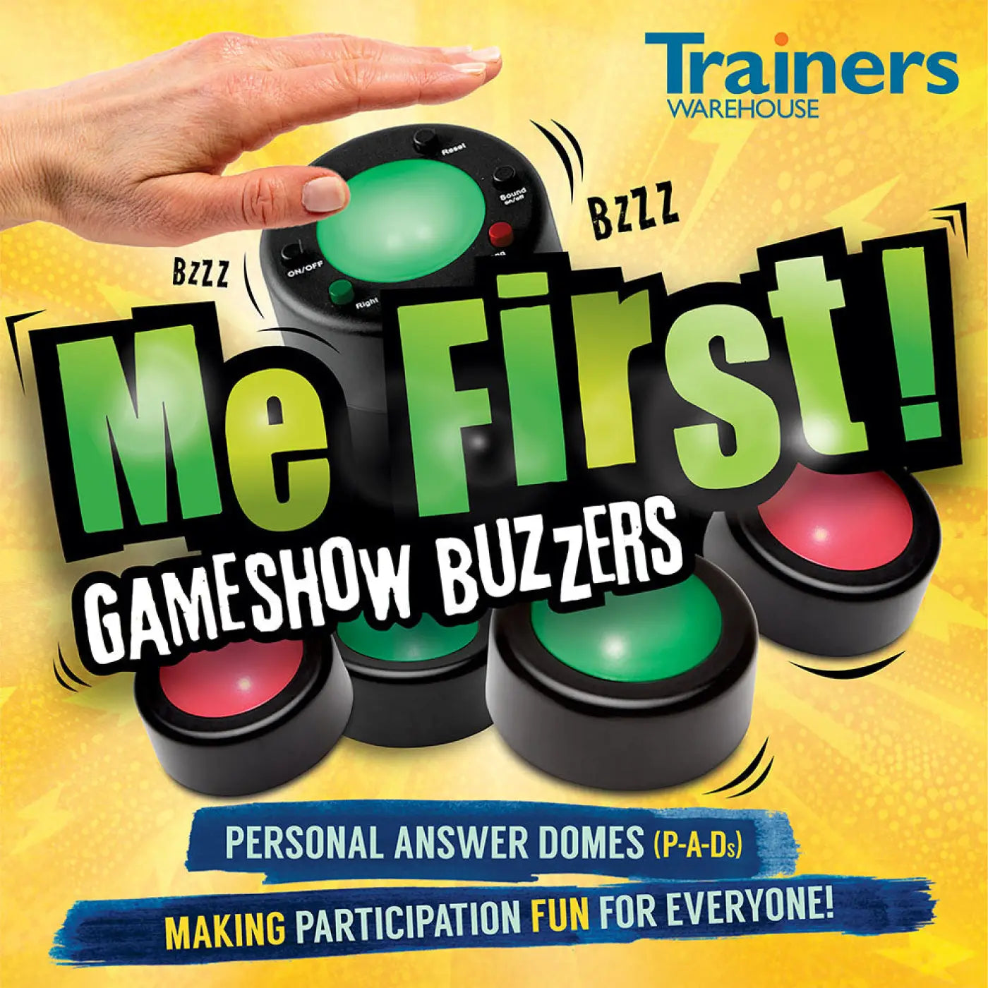 Me First Game Show Buzzers - Version 4 - Game Buzzers - Trainers Warehouse
