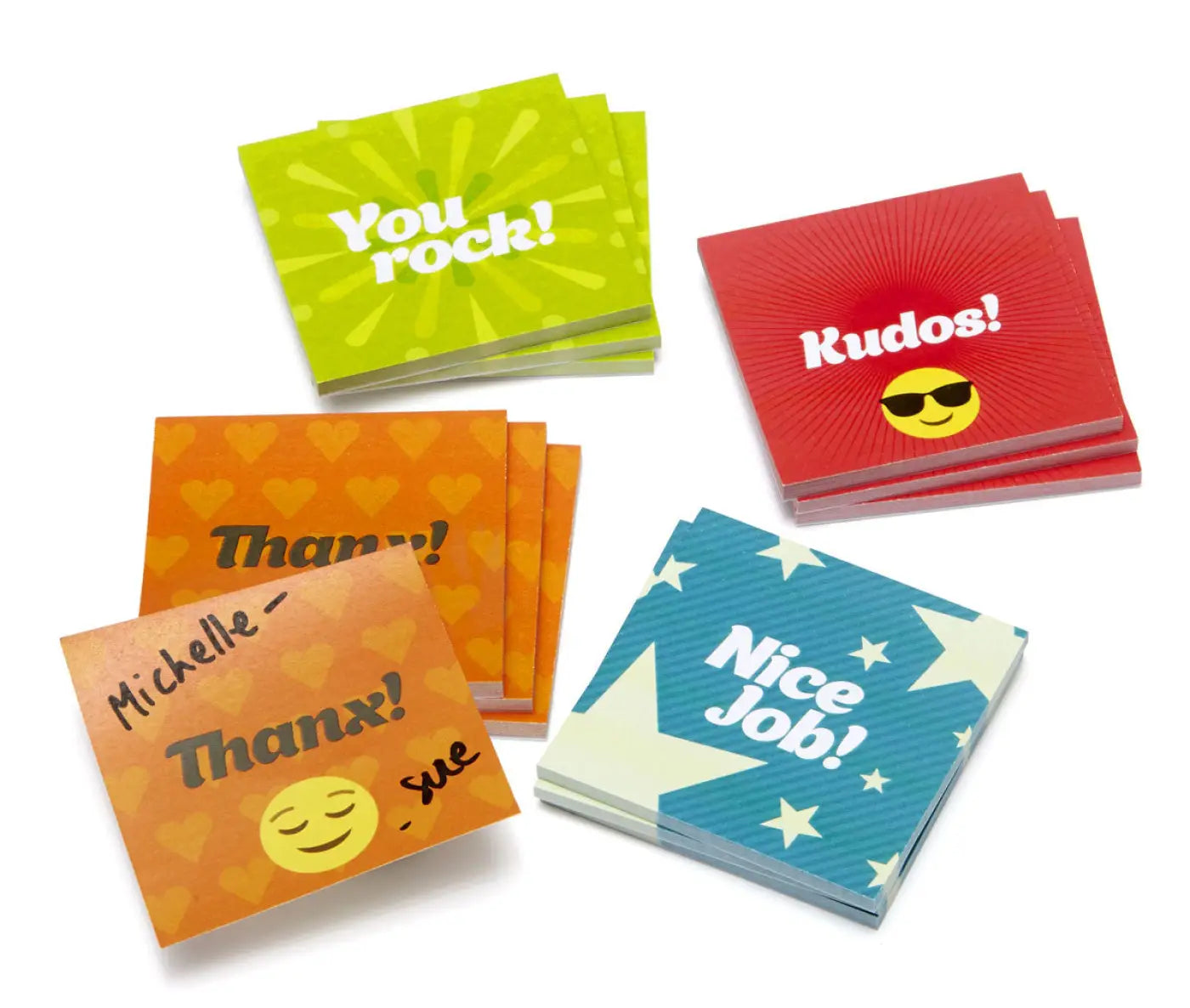 Mini Kudos Sticky Notes--Motivation & Appreciation (12/set) – Trainers ...