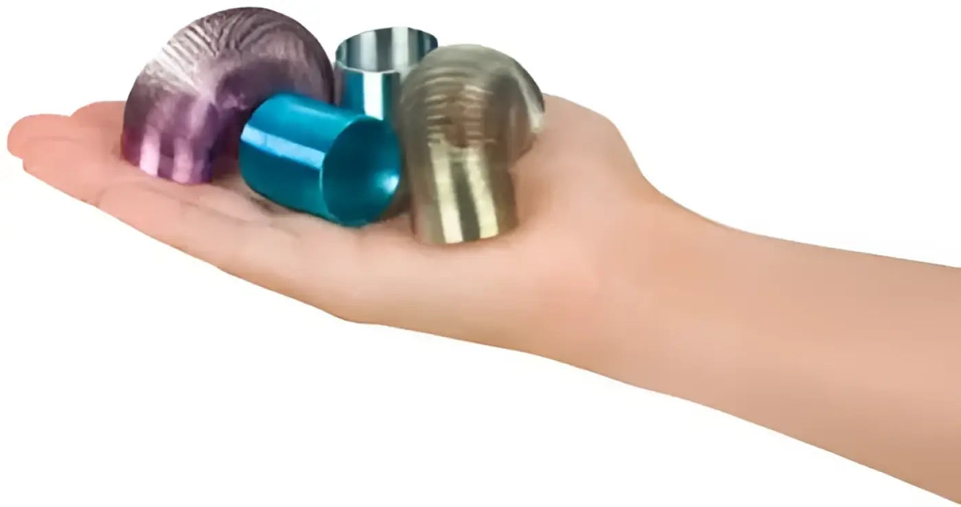Mini Metal Spring Fiddle; assorted springs in hand