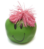 Moody Face Fiddles; green with pink hair