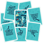 Murder Mystery Deck v3; assortment of clue cards