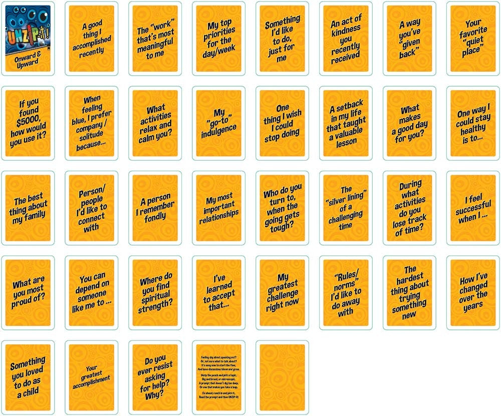 UNZiP-it! Remote w/ Onward & Upward Prompts