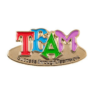 Success Through Teamwork Lapel Pin