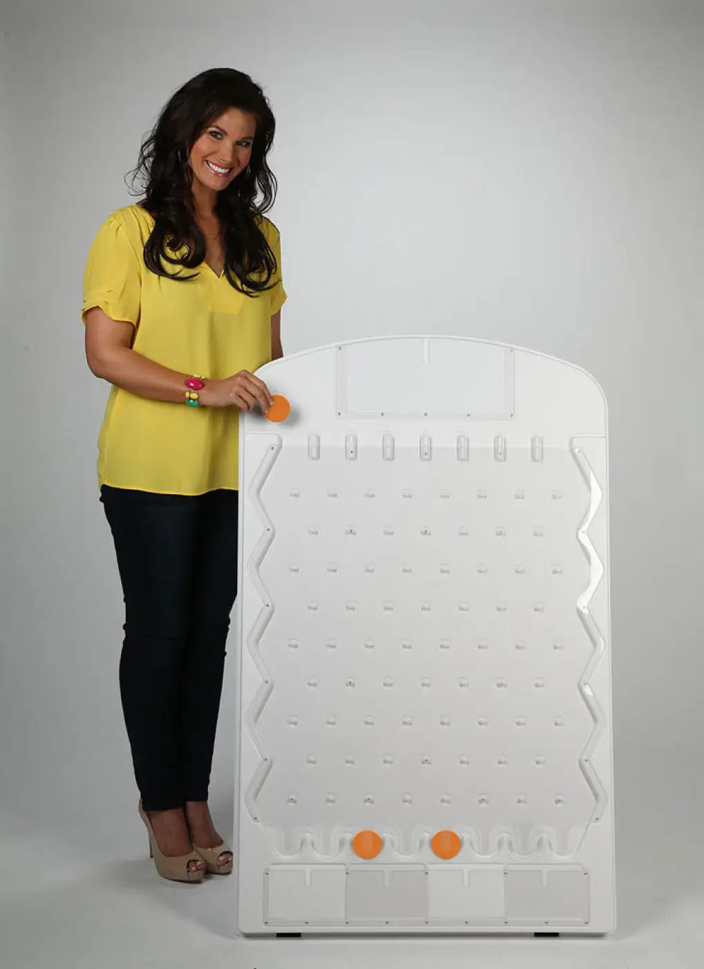 Plinko Prize Board - White - Gameshow Accessories - Trainers Warehouse