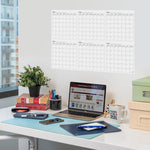 Premium Calendar XL - 6 Month Calendar / 2’ x 3’ / White - Think Board - Trainers Warehouse