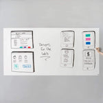 Premium Think Board XL - 4’ x 8’ / Premium White - Dry Erase Boards - Trainers Warehouse