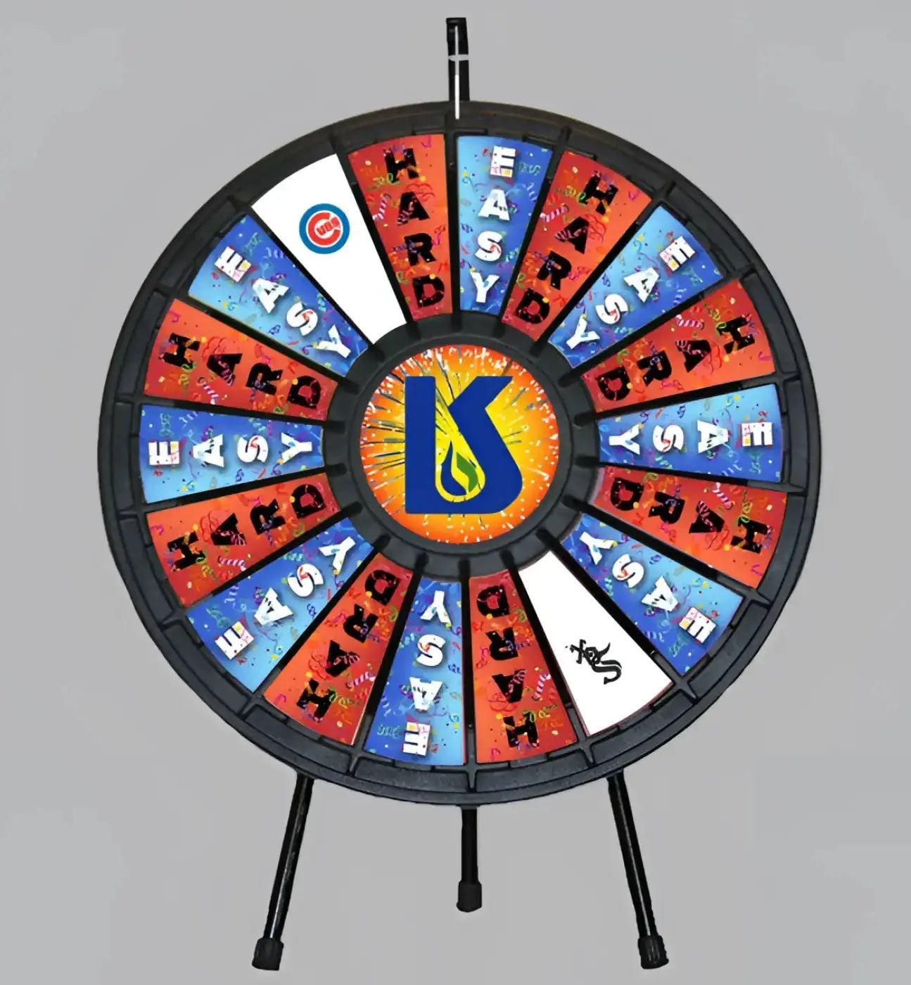 Prize Wheel (18-Pocket) Tabletop/Floor model; customized graphics